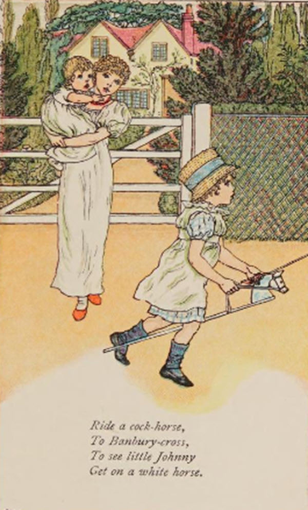 Illustration From Kate Greenaway's Marigold Garden