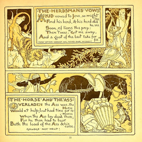 Walter Crane - Baby's Own Aesop -