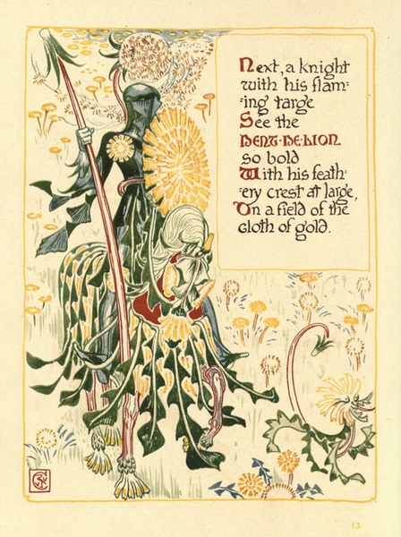 Walter Crane - Floral Fantasy -