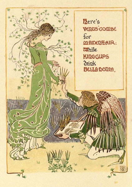 Walter Crane - Floral Fantasy -