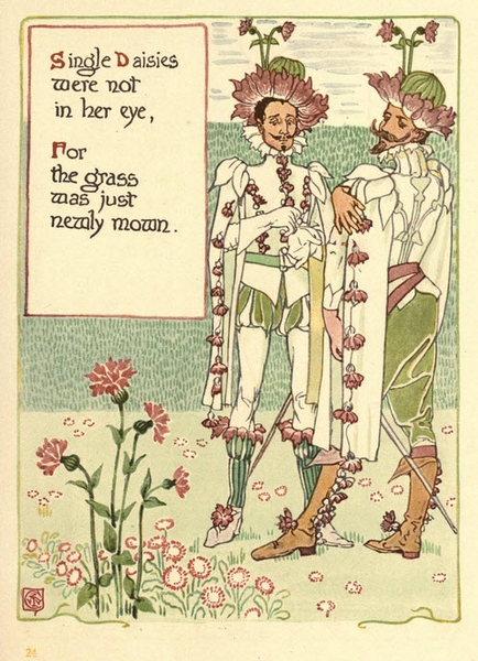 Walter Crane - Floral Fantasy -