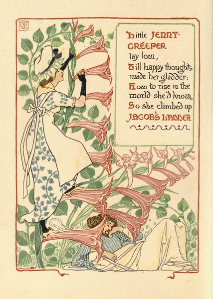 Walter Crane - Floral Fantasy -