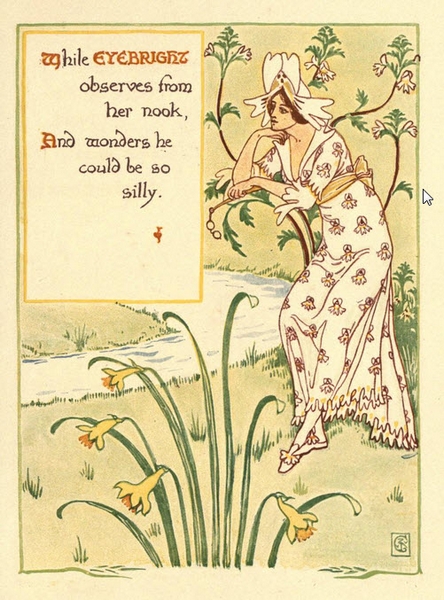 Walter Crane - Floral Fantasy -