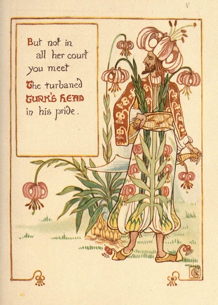 Walter Crane - Floral Fantasy -