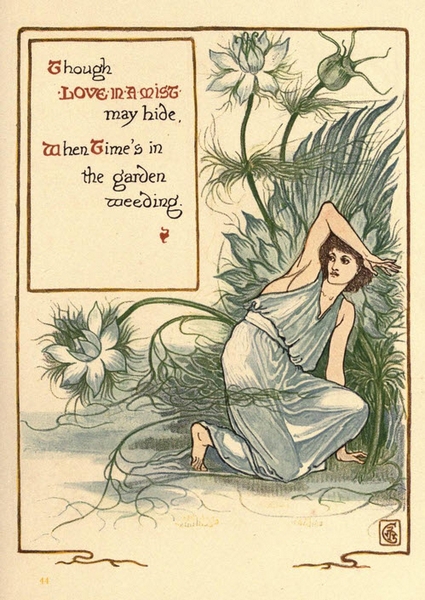 Walter Crane - Floral Fantasy -