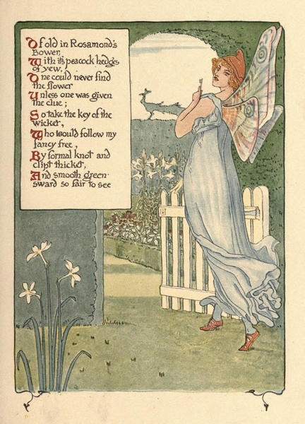 Walter Crane - Floral Fantasy -