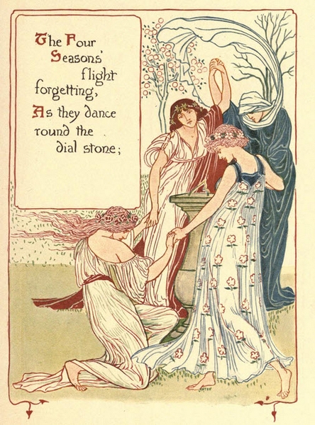 Walter Crane - Floral Fantasy -