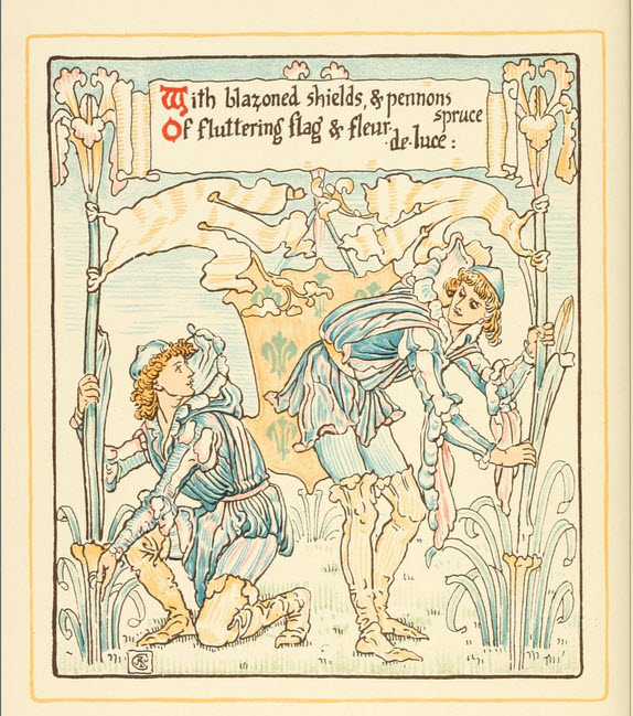 Walter Crane - Queen Summer -