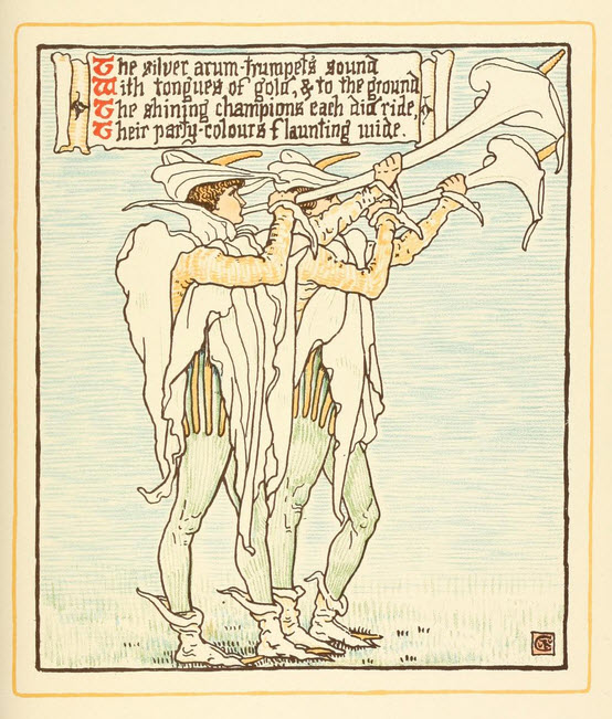 Walter Crane - Queen Summer -