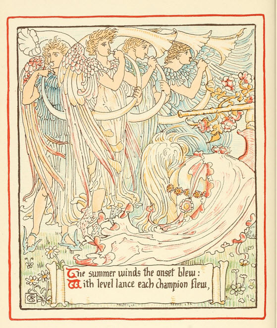 Walter Crane - Queen Summer -