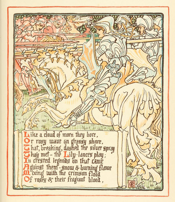 Walter Crane - Queen Summer -