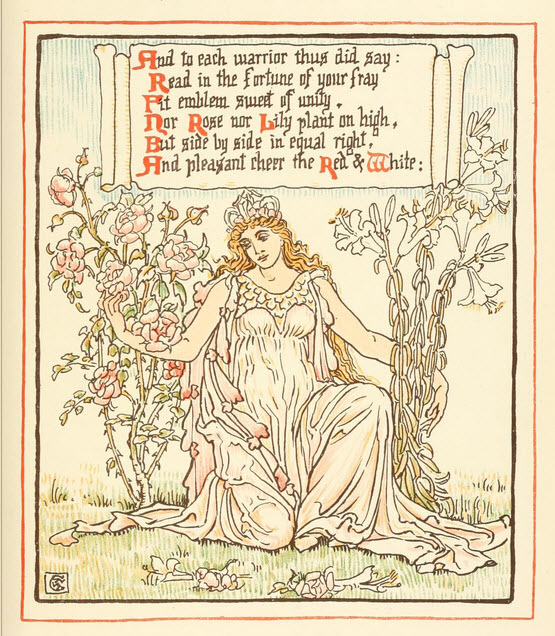 Walter Crane - Queen Summer -