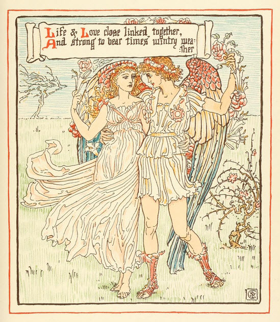 Walter Crane - Queen Summer -