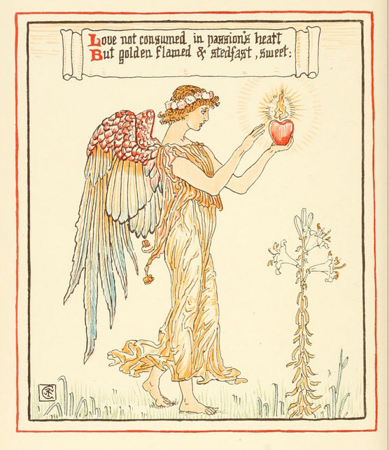 Walter Crane - Queen Summer -