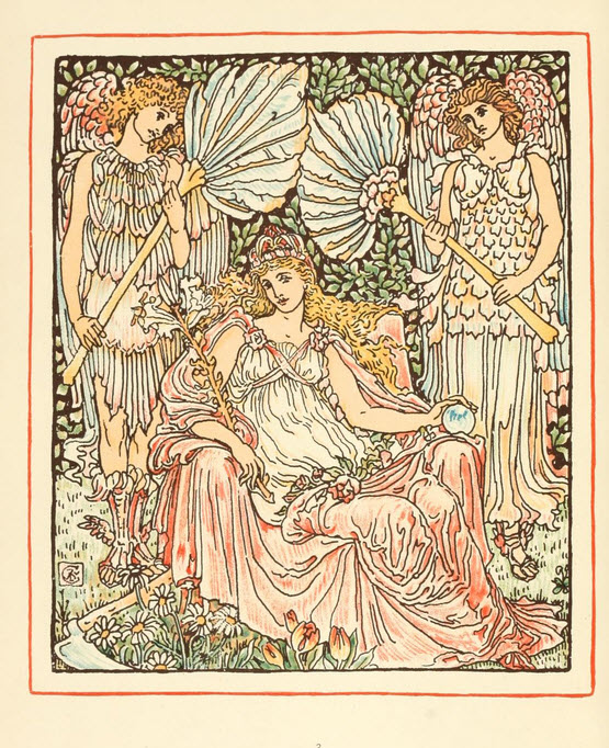 Walter Crane - Queen Summer -