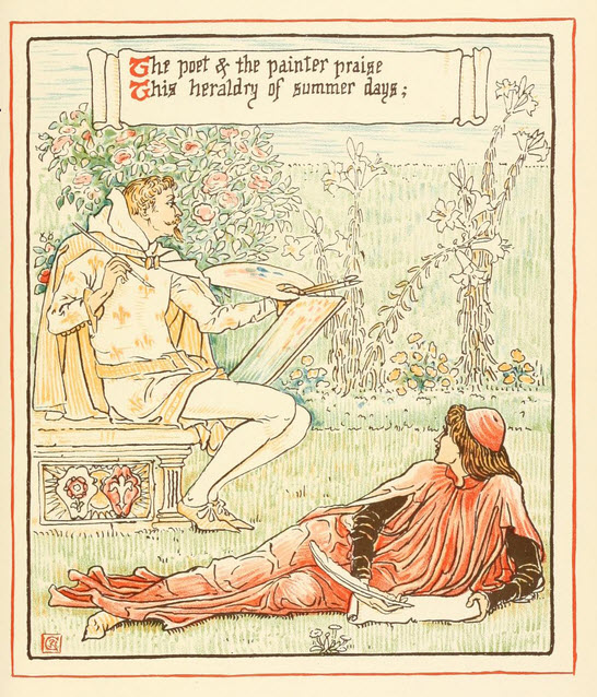 Walter Crane - Queen Summer -