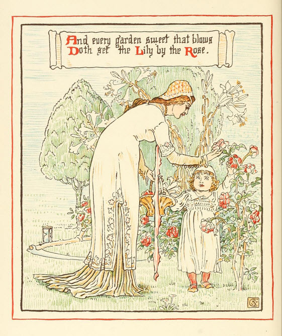 Walter Crane - Queen Summer -