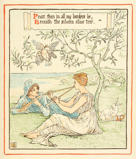 Walter Crane - Queen Summer -