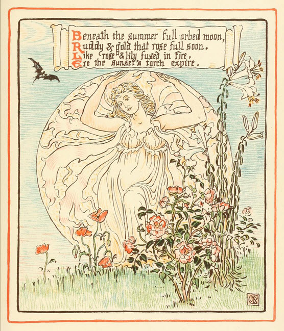 Walter Crane - Queen Summer -