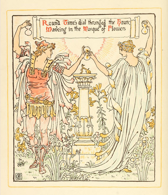 Walter Crane - Queen Summer -