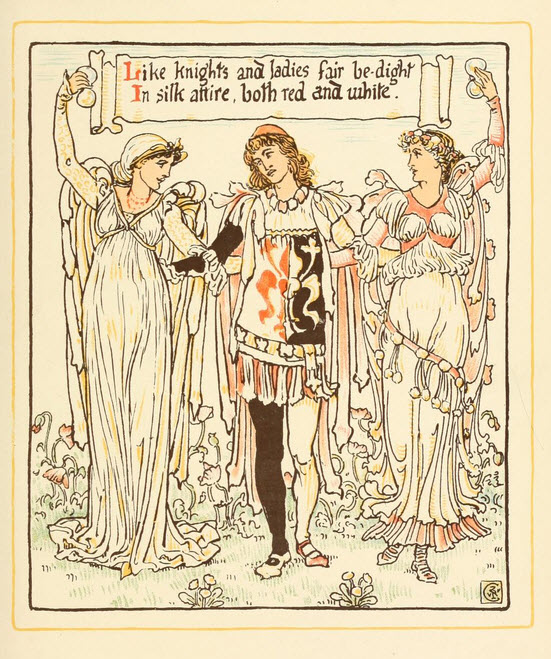 Walter Crane - Queen Summer -