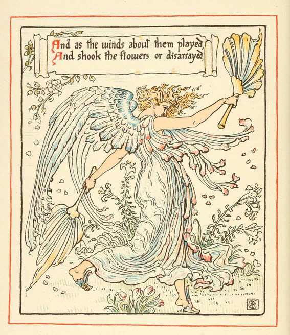 Walter Crane - Queen Summer -