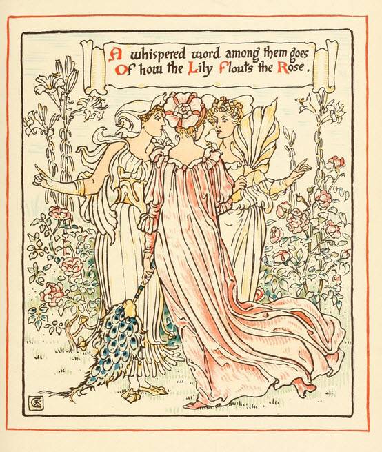 Walter Crane - Queen Summer -